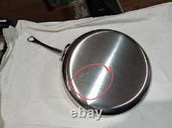 Mauviel M'Cook 2.6mm Saute Pan With Cast Stainless Steel Handles, 3.2-Qt