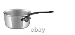 Mauviel M'Cook CI 2.6mm Stainless Steel Sauce Pan With Cast Iron Handle, 1.2-Qt