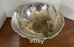 Michael Aram LARGE Centerpiece Bowl Footed pedestal RARE Unique hammered