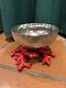 Michael Aram Ocean Coral Red Silver Reef Stainless Steel Bowl Small New