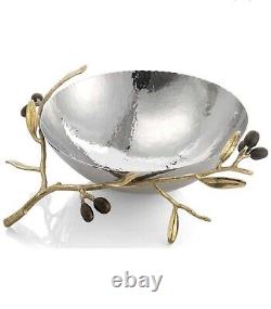 Michael Aram Olive Branch 8 Diameter Serving Bowl NIB