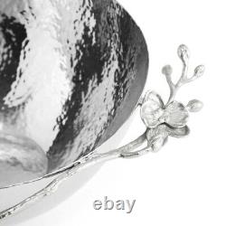 Michael Aram White Orchid Medium 9 Stainless Steel Decorative Bowl $265 MSRP