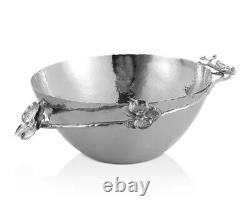 Michael Aram White Orchid Medium 9 Stainless Steel Decorative Bowl $265 MSRP