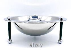 Mid Century Italian Lauffer Collection by Towle Stainless 18/10 Bowl Green Feet