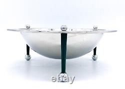 Mid Century Italian Lauffer Collection by Towle Stainless 18/10 Bowl Green Feet