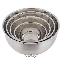 Miu Stainless Steel Mixing Bowl Set with Lids, 8 piece