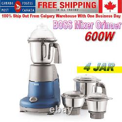 Mixer Grinder Lifelong Power Pro 600W 4 Stainless Steel Jars With Speed Incher