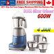 Mixer Grinder Lifelong Power Pro 600w 4 Stainless Steel Jars With Speed Incher
