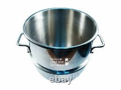 Mixer bowl for Hobart Mixers, replaces 275690, stainless steel