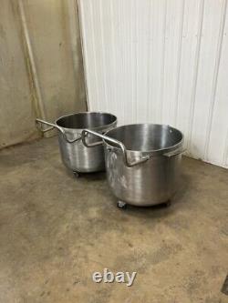 Mixing Bowls / Dump Totes Stainless Steel 2qty