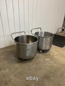 Mixing Bowls / Dump Totes Stainless Steel 2qty