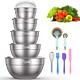 Mixing Bowls With Airtight Lids 19 Piece Stainless Steel Bowls Set Free Ship