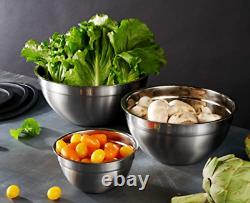 Mixing Bowls With Lids Set, Stainless Steel Airtight Lids Food Storage FREE SHIP