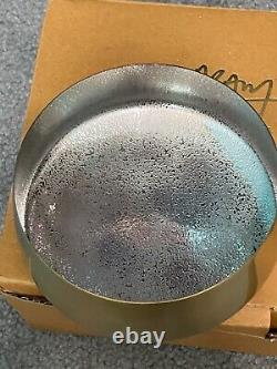 NIB ARAMY MICHAEL ARAM DOGWOOD HIGH SMALL BOWL WithMETAL SPOON WITH DAISY FLOWER