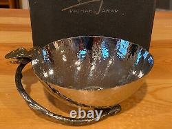 NWB Michael Aram White Orchid Gold Nut Bowl Neiman Marcus #111907