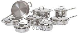 New 360 Cookware 15-Piece Stainless Steel Cookware Set