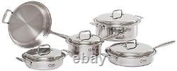 New 360 Cookware 9 Piece Stainless Steel Cookware Set