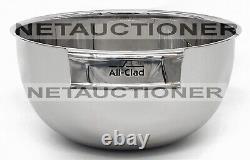 New ALL-CLAD Stainless Steel 5 Qt Large Mixing Bowl and 12 Whisk Set Bundle