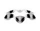 New! Genuine Alessi Tk03 Super Star Six-section Candy / Hors-d'oeuvre Bowl