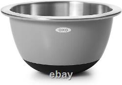 OXO Good Grips 3 Piece Stainless Steel Mixing Bowl Set