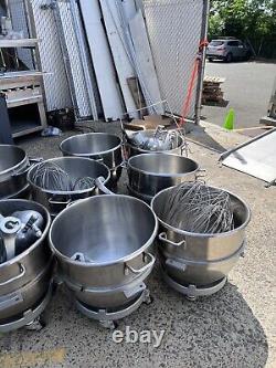 Original Hobart Stainless Steel Bowl for 80 QT Mixer and Bowl Dolly M802 L800