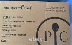 Pampered Chef 5 and 2 Qt Insulated Serving Bowl with Lid NEW in box On The Go Set