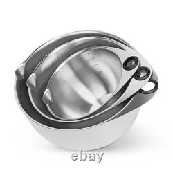 Pampered Chef Stainless Steel Mixing Bowl Set