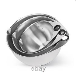 Pampered Chef Stainless Steel Mixing Bowl Set, Free shipping