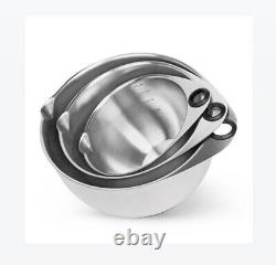 Pampered chef STAINLESS STEEL MIXING BOWL SET