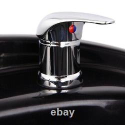 Portable Shampoo Basin Sink Barber Height Adjustable Salon Hair Treatment Bowl