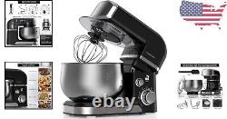 Powerful Stand Mixer 3.7 Quart 1000W Motor Stainless Steel Bowl 6 Speeds