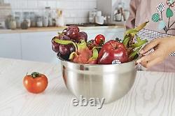 Premium Mixing Bowl Stainless Steel Mixing Bowl, Durable and Rustproof, Easy