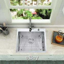 Primart 25 x 22 inch 16 Gauge Single Bowl Stainless Steel Drop-in Kitchen Sinks