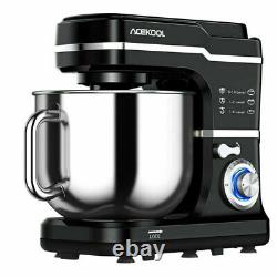 Pro Electric Food Stand Mixer 7.5QT 10 Speed 660W Kitchen Stainless Bowl Black