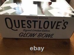 QuestLove's Limited Ed Glow Popcorn Bowl Signed Numbered NIB Williams Sonoma