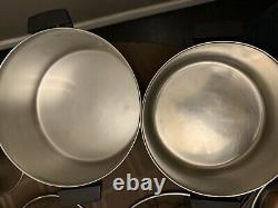 Revere Ware Copper Bottom 20 Piece Set Vintage Pots & Pans Cookware