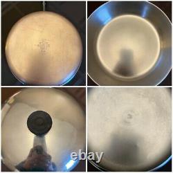 Revere Ware Copper Bottom 21 Piece Set Vintage Pots & Pans Cookware