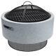 Round Resin Fire Bowl Pit American Style Charcoal Bbq Outdoor Garden Patio