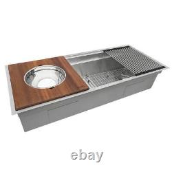 Ruvati Dish Racks With 5 Qt. Mixing Bowl and Colander for Workstation Sinks