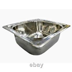 SINGLE BOWL BAR KITCHEN SINK Small Inset Stainless Steel Tub SE4 20L 420x360x160
