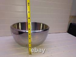 Saladmaster 3 Qt Stainless Steel Double Wall Serve Mix Store Salad Bowl