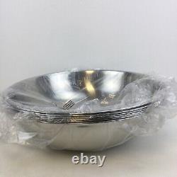 Set Of 6 WINCO 20qt Heavy Duty Stainless Steel Mixing Bowls MXHV2000 Ships Free