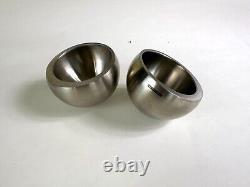 Set of 2 Carl Mertens 18/10 Stainless Steel Decorative Balance Bowls