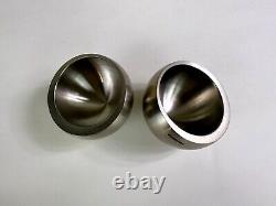 Set of 2 Carl Mertens 18/10 Stainless Steel Decorative Balance Bowls