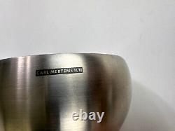 Set of 2 Carl Mertens 18/10 Stainless Steel Decorative Balance Bowls