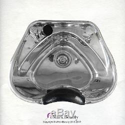 Shampoo Bowl Polished Stainless Steel Shampoo Sink For Beauty Salon TLC-1368