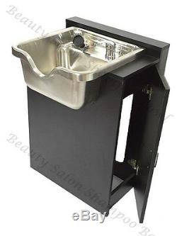Shampoo Sink Cabinet Stainless Steel Bowl Salon Equipment TLC-1167-FC
