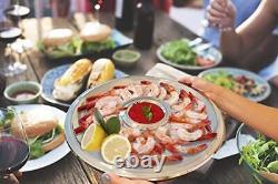 Shrimp Cocktail Serving Dish and Bowl With Ice Elegant and Large Platter for