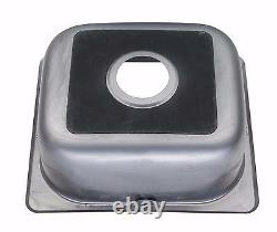 Single Bowl Stainless Steel Compact Inset Kitchen Sink & Chopping Board A11