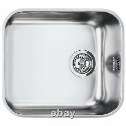 Smeg Alba (UM45) 1.0 Single Bowl 45cm Stainless Steel Undermount Sink -Brand New